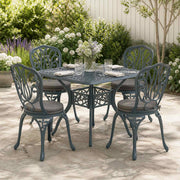 Cuscini per Seduta SOEST 4 pz 100% Poliestere Antracite 946308