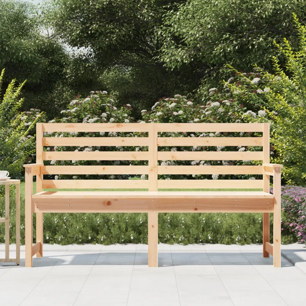 Panchina da Giardino | Panca da Giardino 159,5x48x91,5 cm in Legno Massello di Pino