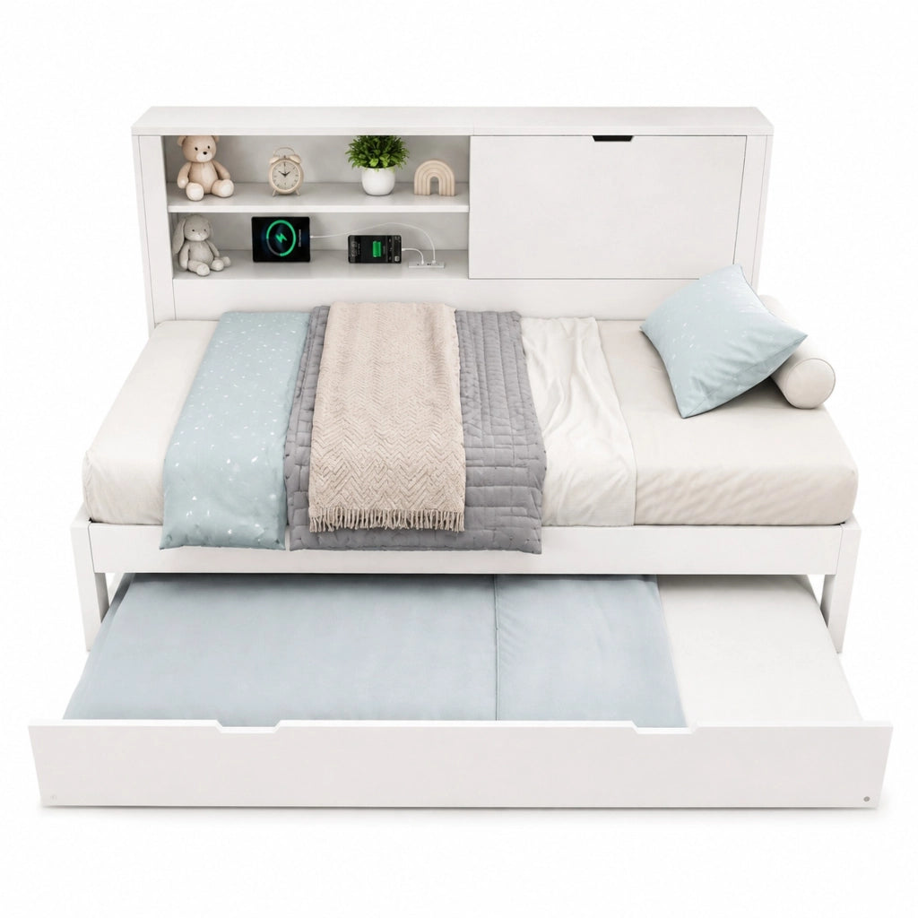 Sofabett con letto estraibile e vano contenitore