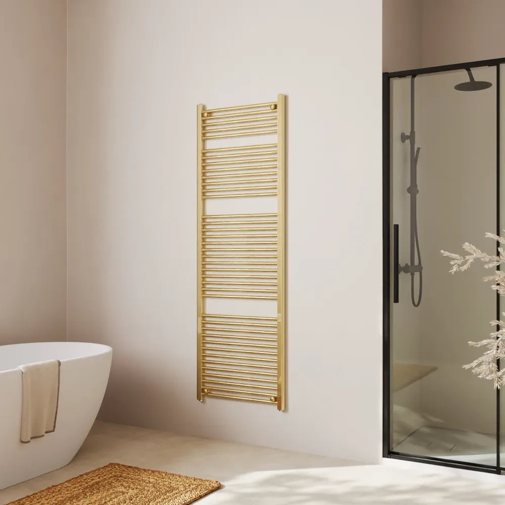 Termoarredo idraulico 1800x600 oro spazzolato interasse 550 | Polaris