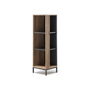 Vicco Scaffale porta cd Quercia vichinga 36 x 120 cm con 3 scomparti