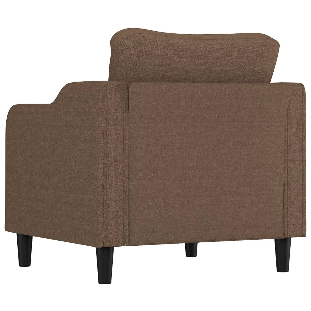 Poltrona Marrone 60 cm in Tessuto 359346