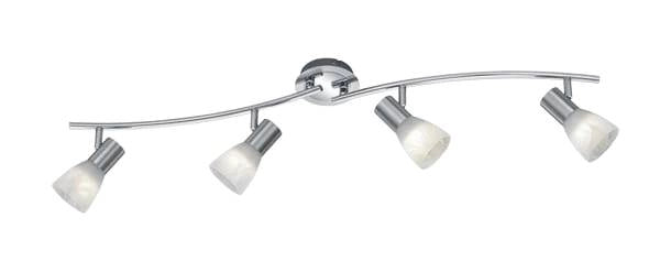 Plafoniera spot Trio Levisto 4 luci E14 cromo/bianco