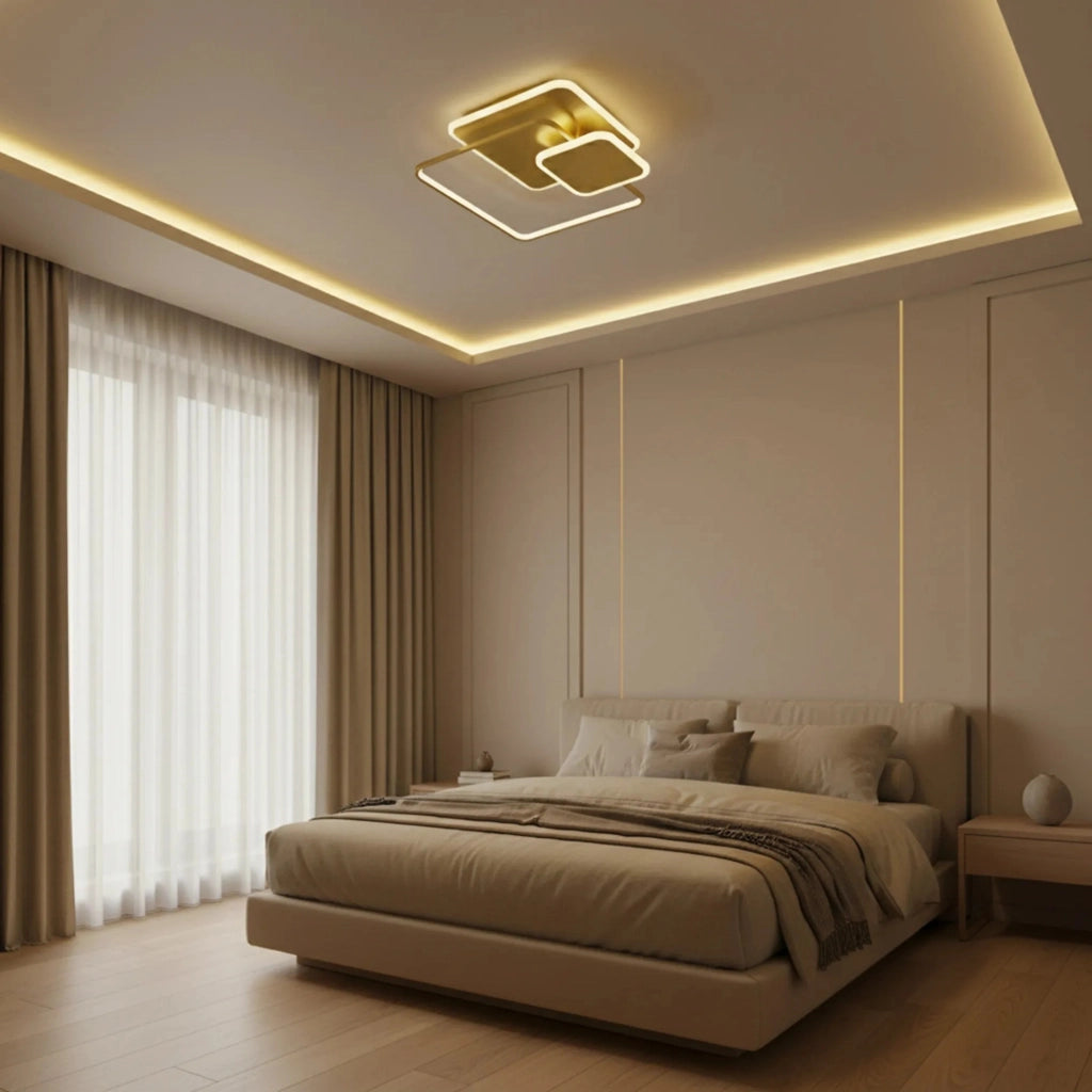 Lampada Da Soffitto App1713-c Gold Led