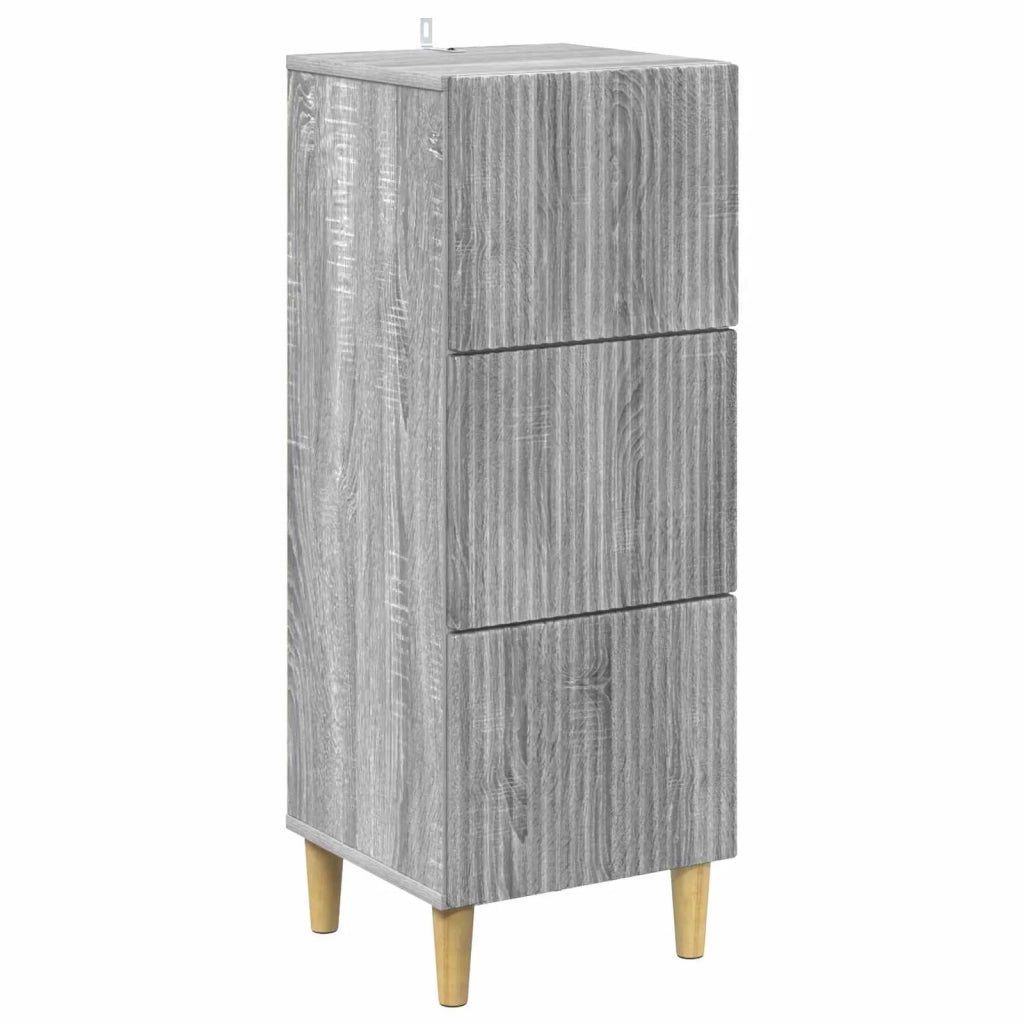 Mobile con Cassetti Grigio Sonoma 33 x 34,5 x 90 cm 894621