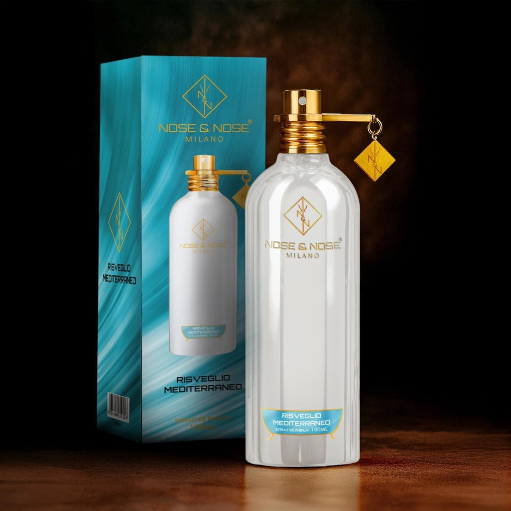 Nose & Nose Milano Risveglio Mediterraneo Profumo Unisex 100 ml – Extrait de Parfum 30% Essenza Pura, Ispirato a Risvelium, Fragranza Intensa e Persistente