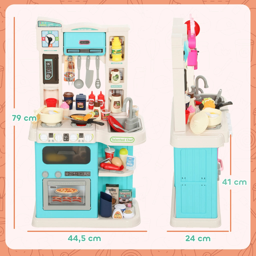 Set Cucina Bambini 92 Pezzi ¨C zephmum ¨C Verde Plastica