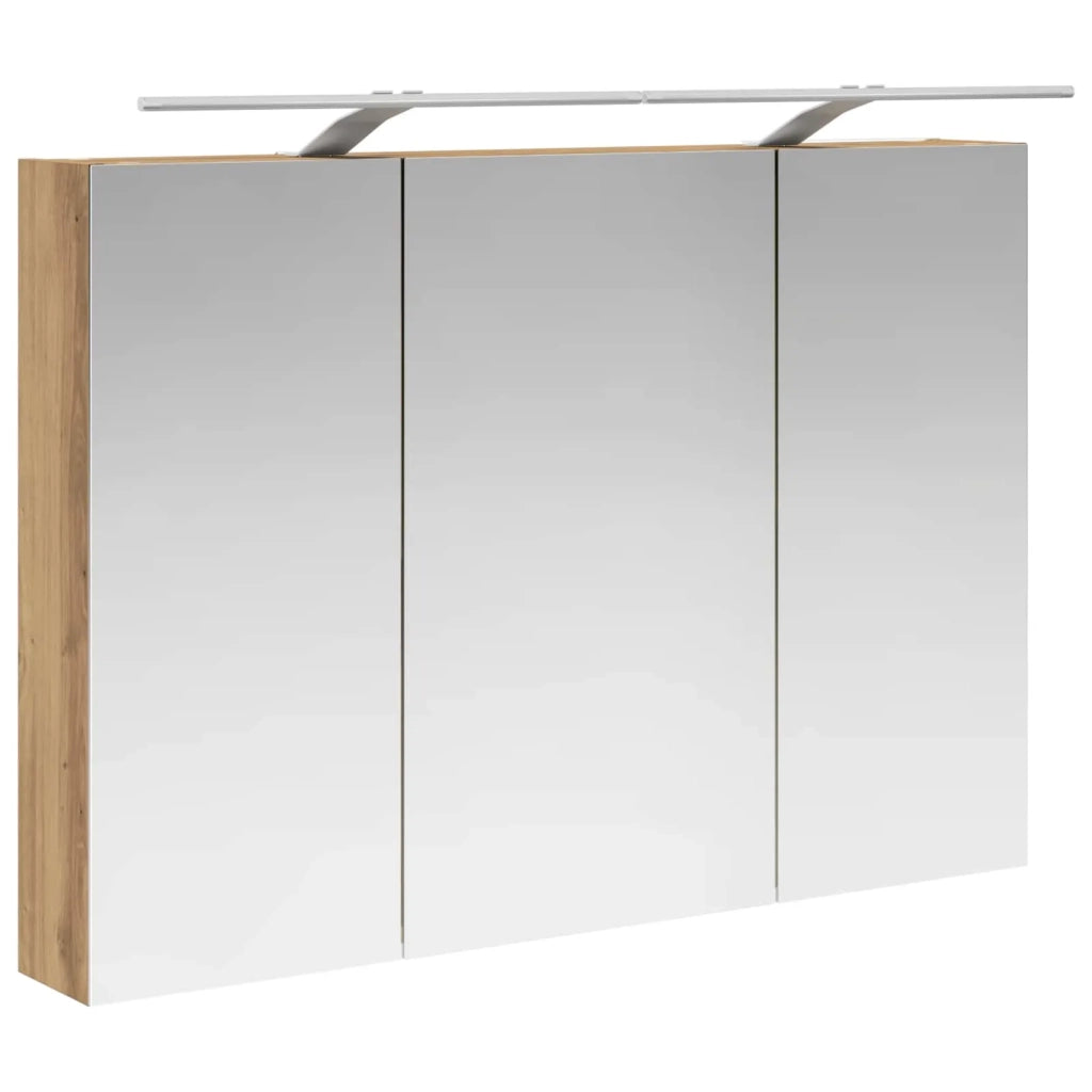 Set di mobili per il bagno 4 pz Rovere Artigianale 3406982