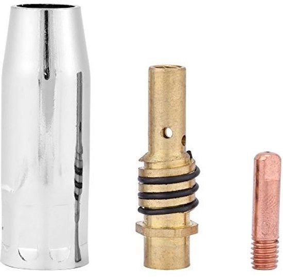 Set di accessori per saldatura 11 pezzi - Contatti/nozzole - Supporto - Adatto per 15AK saldatori - Materiale di alta qualità/ rame - Utilizzo duraturo - Strumenti per saldatura