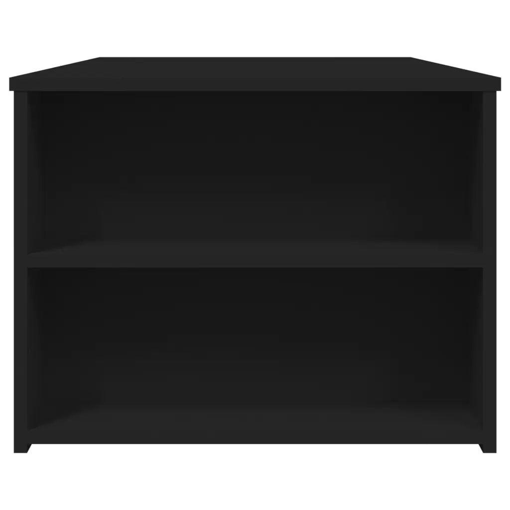 Tavolino da Salotto Nero 102x55x42 cm in Legno Multistrato 831854