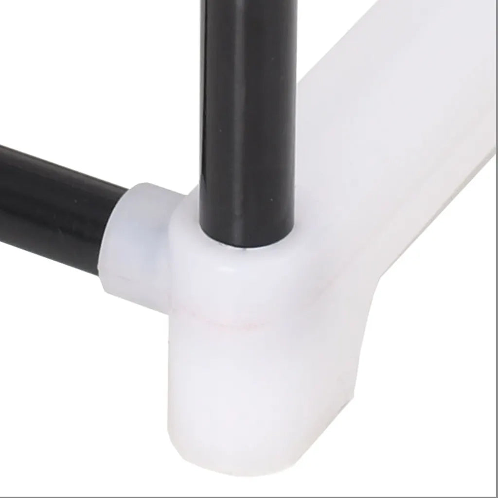 Scarpiera con 4 Ripiani in Metallo e Plastica Nero 245626
