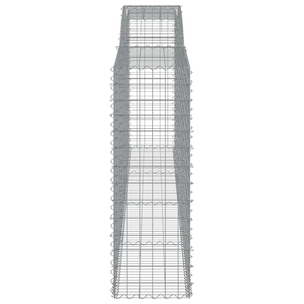 Cesti Gabbioni ad Arco 7 pz 400x50x140/160 cm Ferro Zincato 3147027