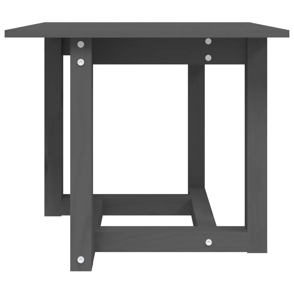 Tavolino da salotto | Tavolino da caff¨¨ | Tavolino da Soggiorno Grigio 50x50x45 cm Legno Massello di Pino