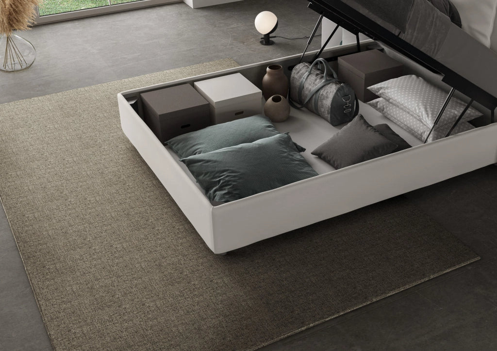 Letto 1 Piazza e Mezzo 120x190 cm con Rete Sunny Bianco
