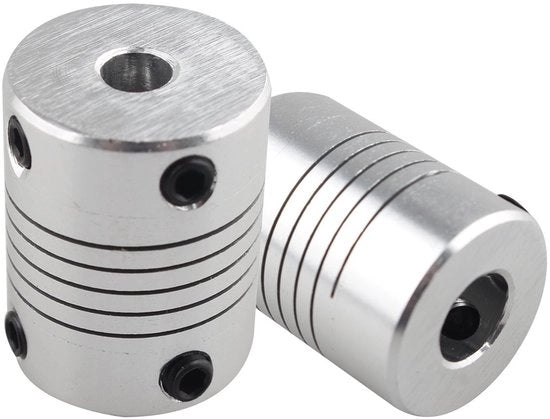 Connettori flessibili - 3D Stampanti - Alta qualità - 5mm a 8mm - Motori passo - Installazione facile - Adatto per CNC...