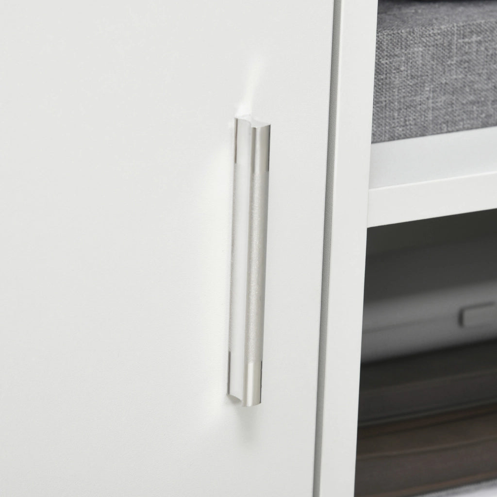 Armadio con Ruote ¨C Minimal ¨C Bianco 60x50x65,5 cm