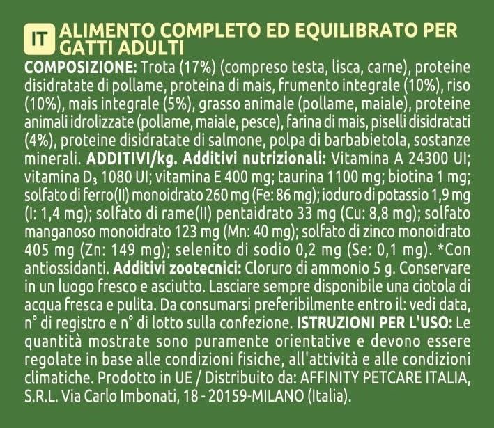 ULTIMA CROCCHETTE PER GATTO 440 GR GUSTO TROTA PER GATTI CON APPETITO DIFFICILE