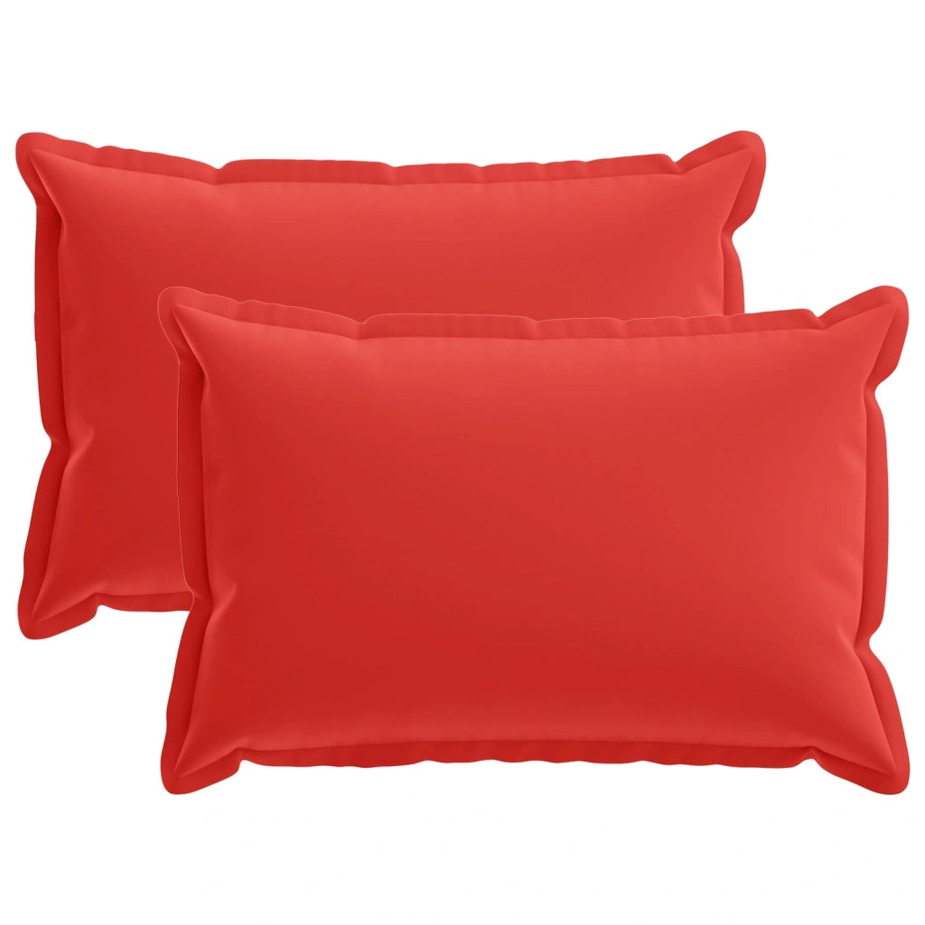 Federa 2 pz HOUTEN Rosso 50 x 80 cm Poliestere 920205