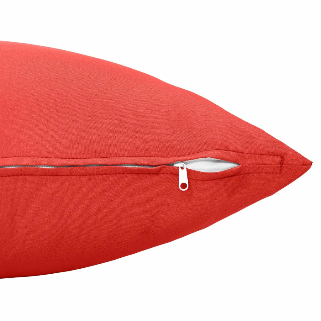 Cuscino 6 pz HEERLEN Rosso 50 x 50 cm Poliestere 927158