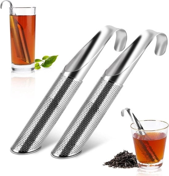 Diffusore per spezie e caffè in acciaio inossidabile per tè e caffè - Diffusore per spezie per tè - Set da 2 pezzi