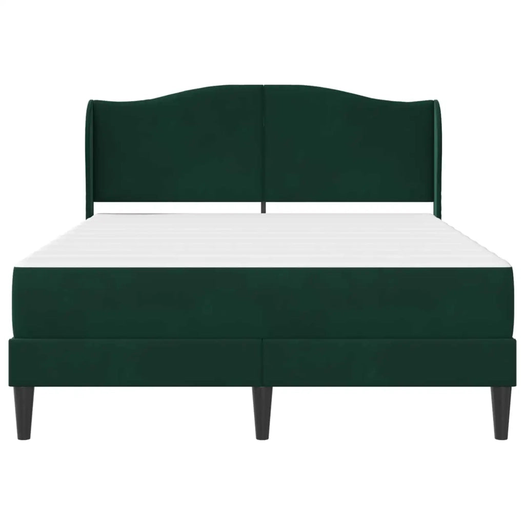 Struttura del letto Verde Scuro 120 x 200 cm Velluto 3415198
