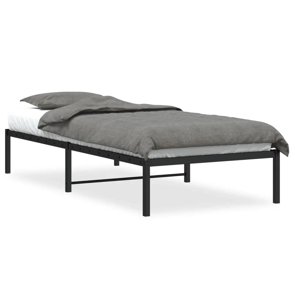 Giroletto-Struttura Letto in Metallo Nero 90x200 cm 661283