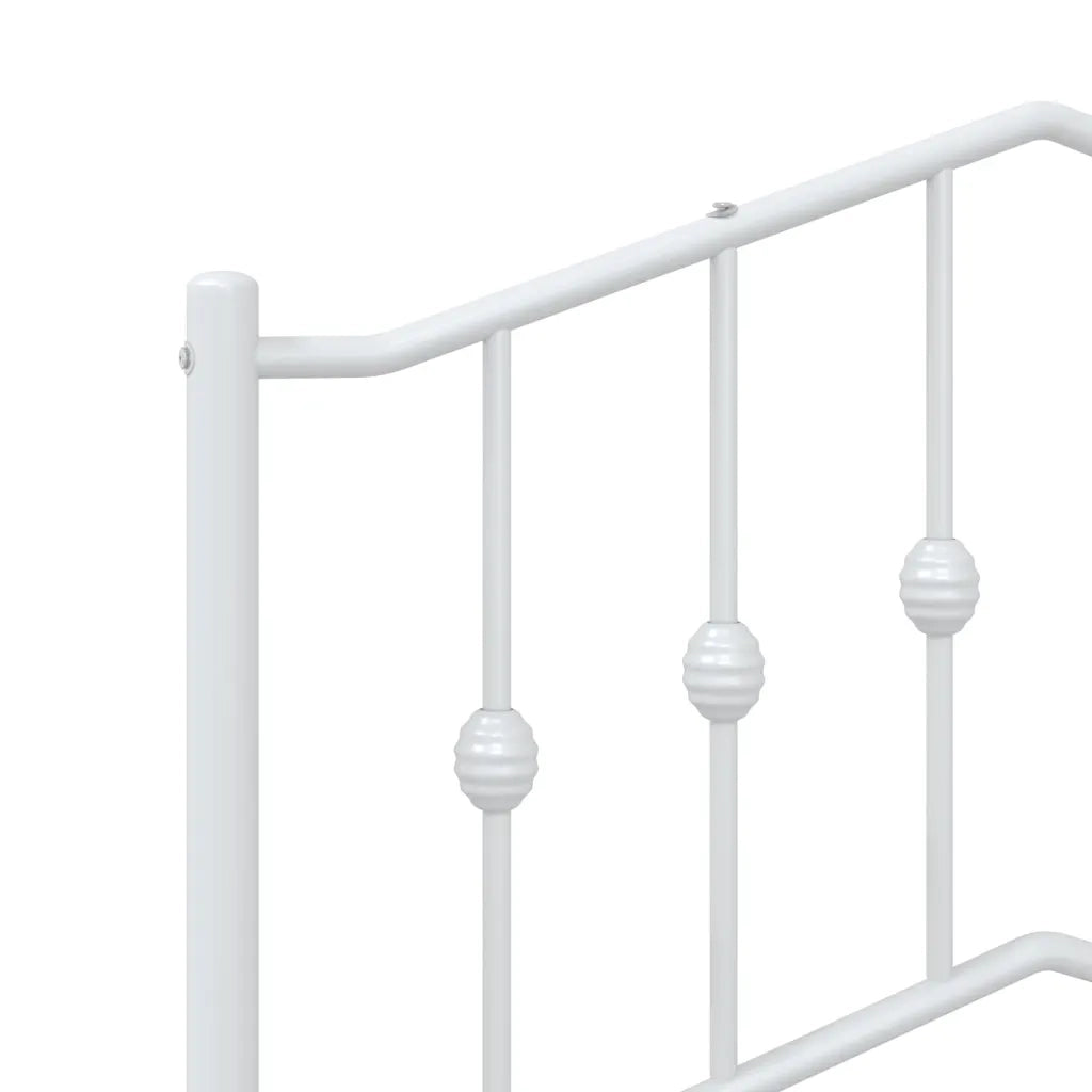 Testiera di Ricambio in Metallo Bianco 75 cm 373864