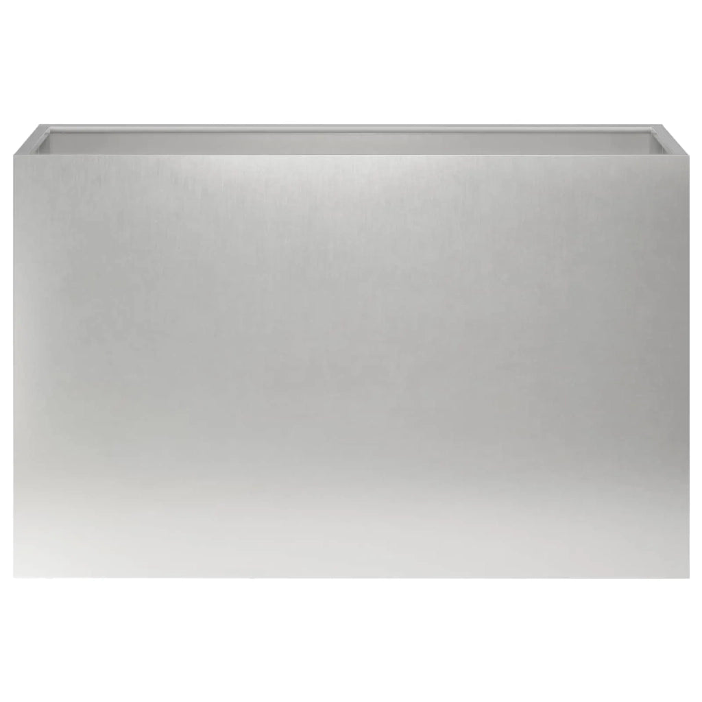 Vaso da giardino Argento 80 x 30 x 50 cm Acciaio Inox 8005604
