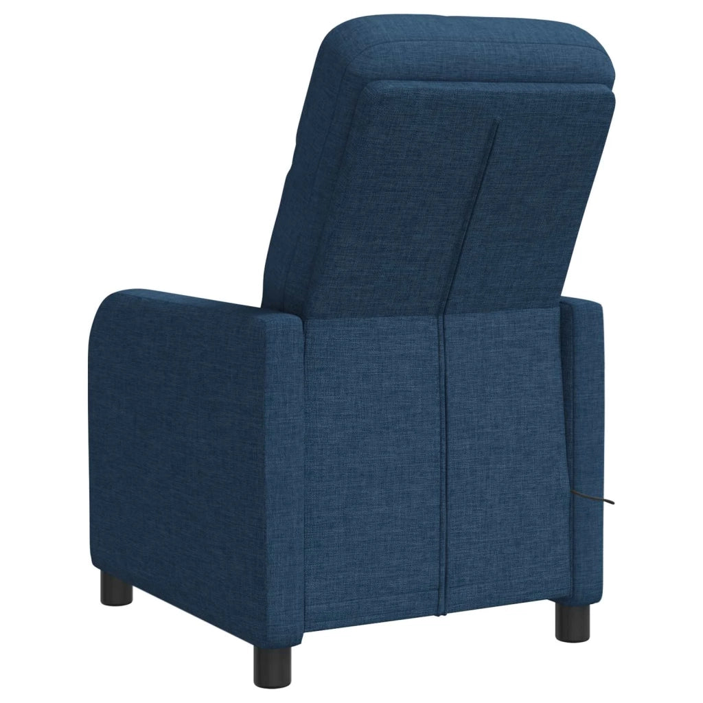Poltrona Massaggiante Blu Tessuto 42034947