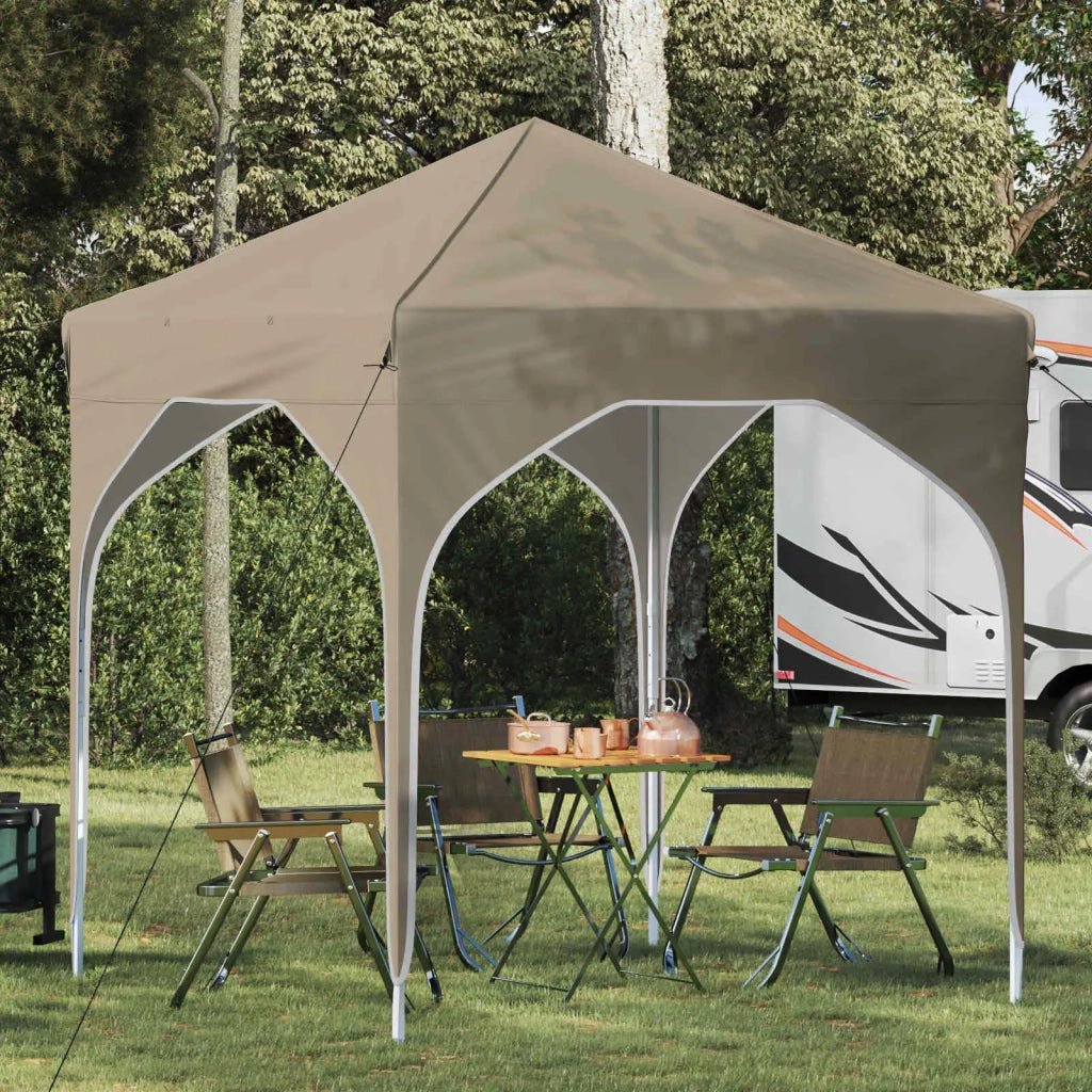 Tenda per feste a pop-up 194 x 194 x 245 cm Crema 42019812