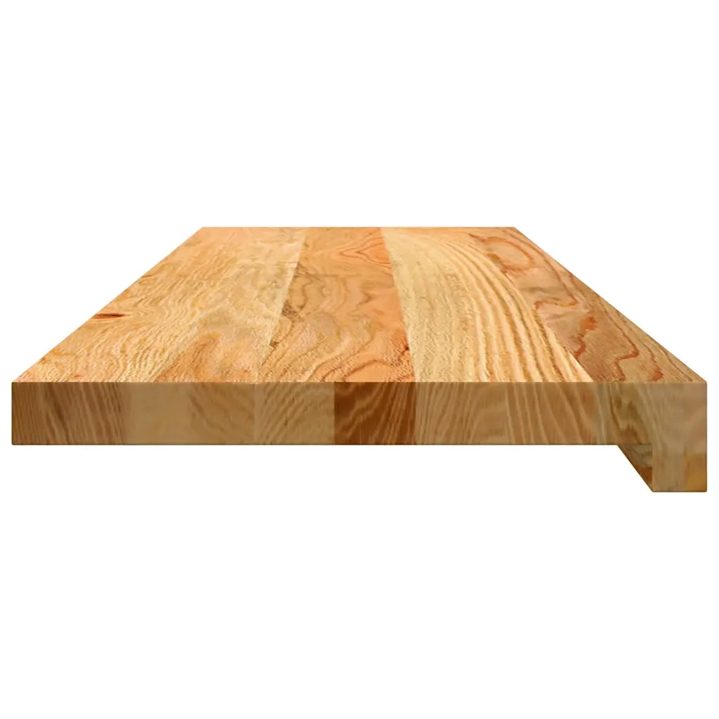 Gradini 2 pz | Tappetini per scale autoadesivi Marrone Chiaro 80x30x2 cm Legno Massello Rovere