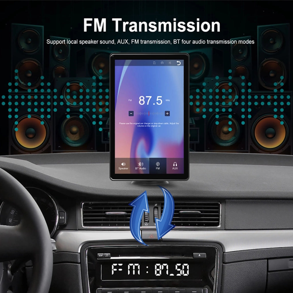 Schermo touch 8" per CarPlay e Android Auto Nero Avizar