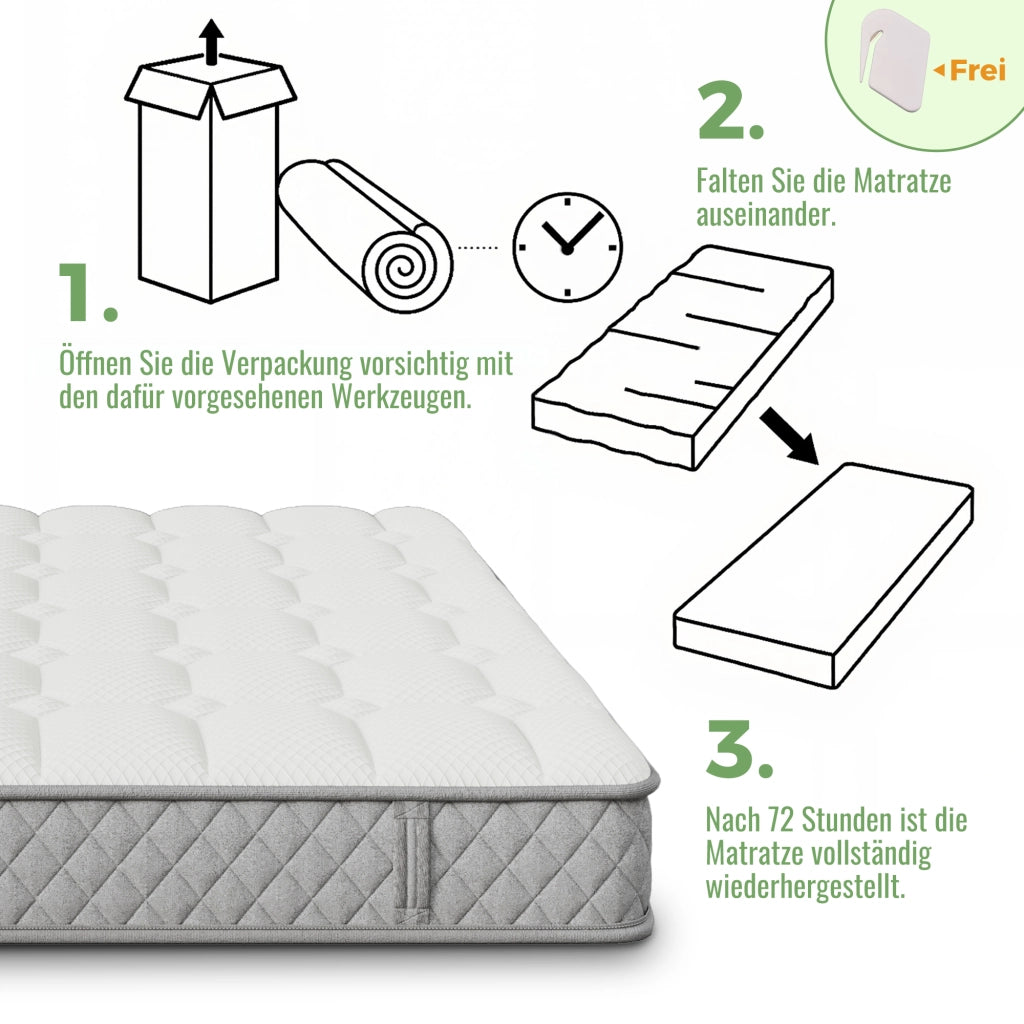 Letto matrimoniale imbottito 140 × 200 cm con rete a doghe e materasso in velluto verde scuro con testiera
