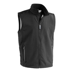 GILET PONENTE SOFTSHELL NERO/SILVER TG XL