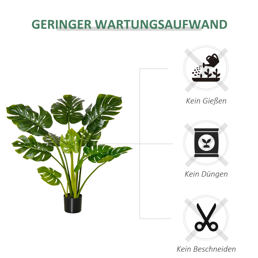 Pianta artificiale Monstera in vaso ¨C Minimal ¨C 110 cm