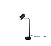 Lampada da Tavolo Scrivania Moderna Spot Cilindro Nero 5W Marley GD Trio