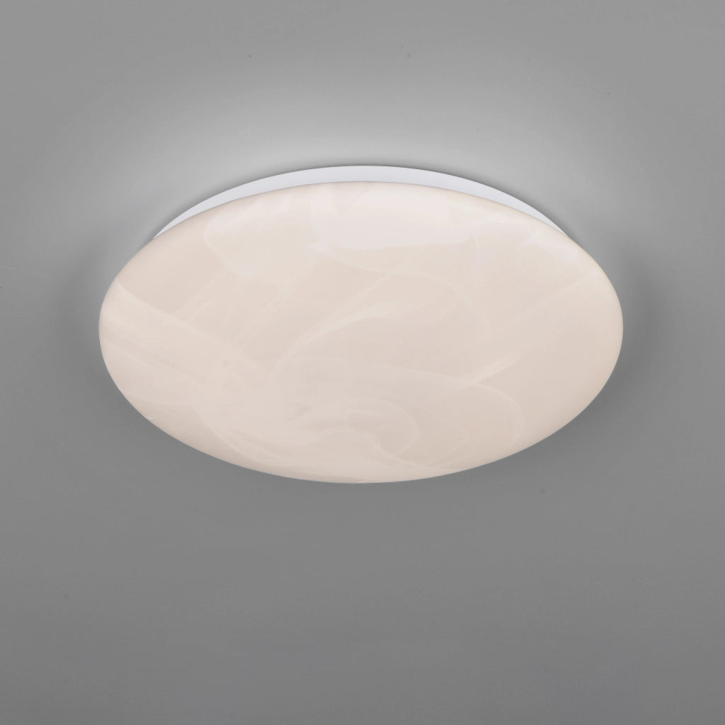 PLAFONIERA LED UMBRIA 12W D.28CM ALABASTRO