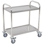 Carrello da Cucina in Acciaio Inossidabile ¨C Minimal ¨C 80x45x82 cm Argento