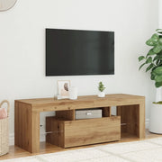 Mobile Porta TV con LED Artigianale 200x25x44 cm Multistrato 856302