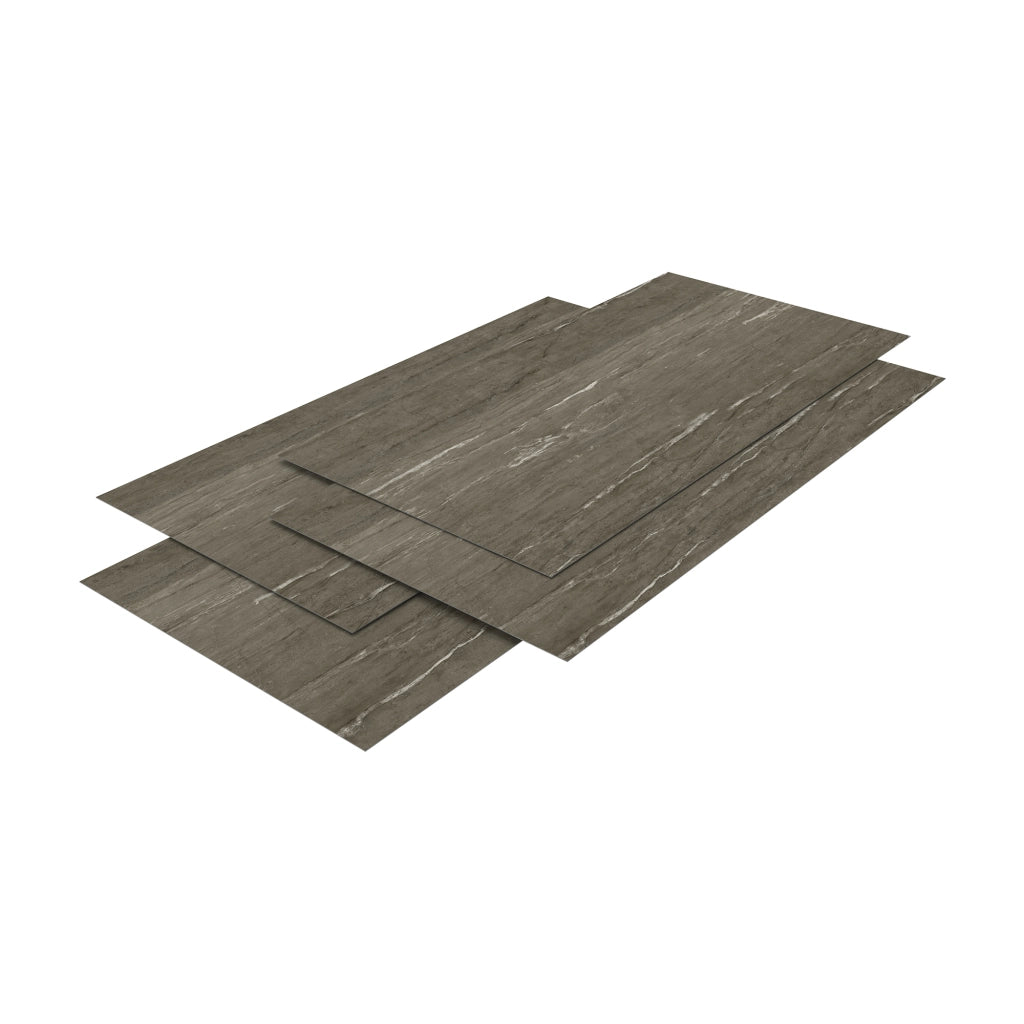 Set Bladel di 4 Pannelli Decorativi in PVC per Parete - Effetto Pietra Ash Grey [neu.haus]