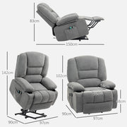 Poltrona relax alzapersona elettrica con massaggio e calore