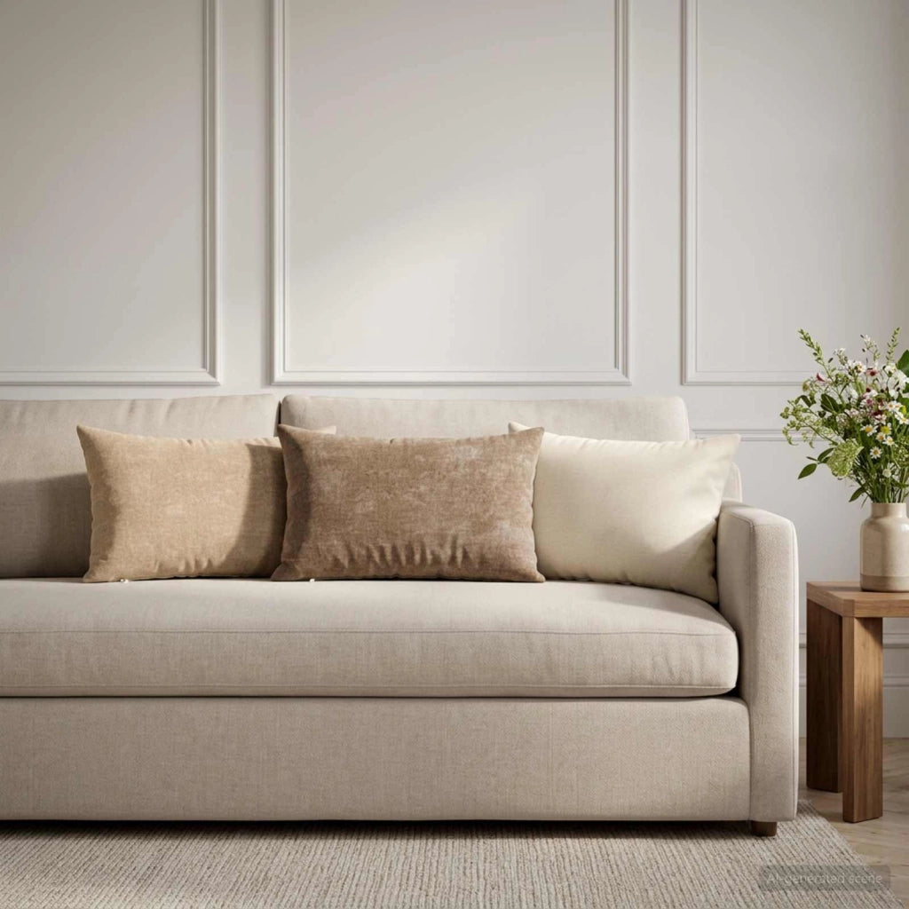 Cuscino da Lanciare 6 pz HEERLEN Marrone 30 x 50 cm 923938