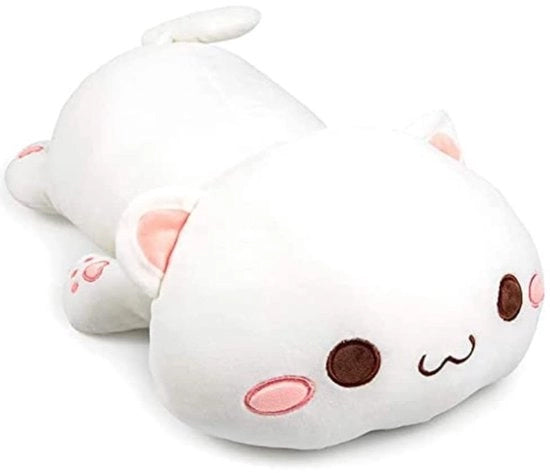 Gatto di Peluche - 30 cm - Cuscino di Peluche per Bambini - Animale di Peluche - Consigli di Riparazione
