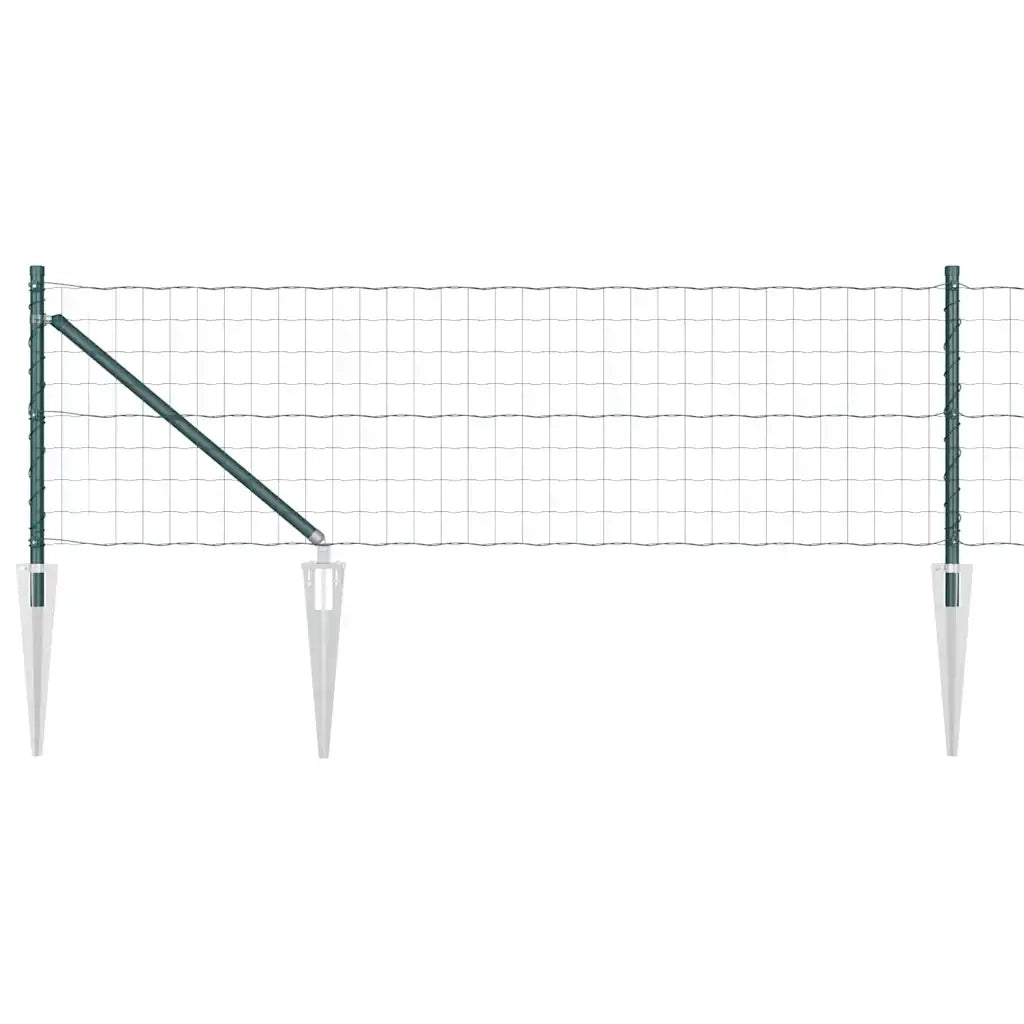 Recinzione con Posto Verde 0,8 x 25 m Acciaio