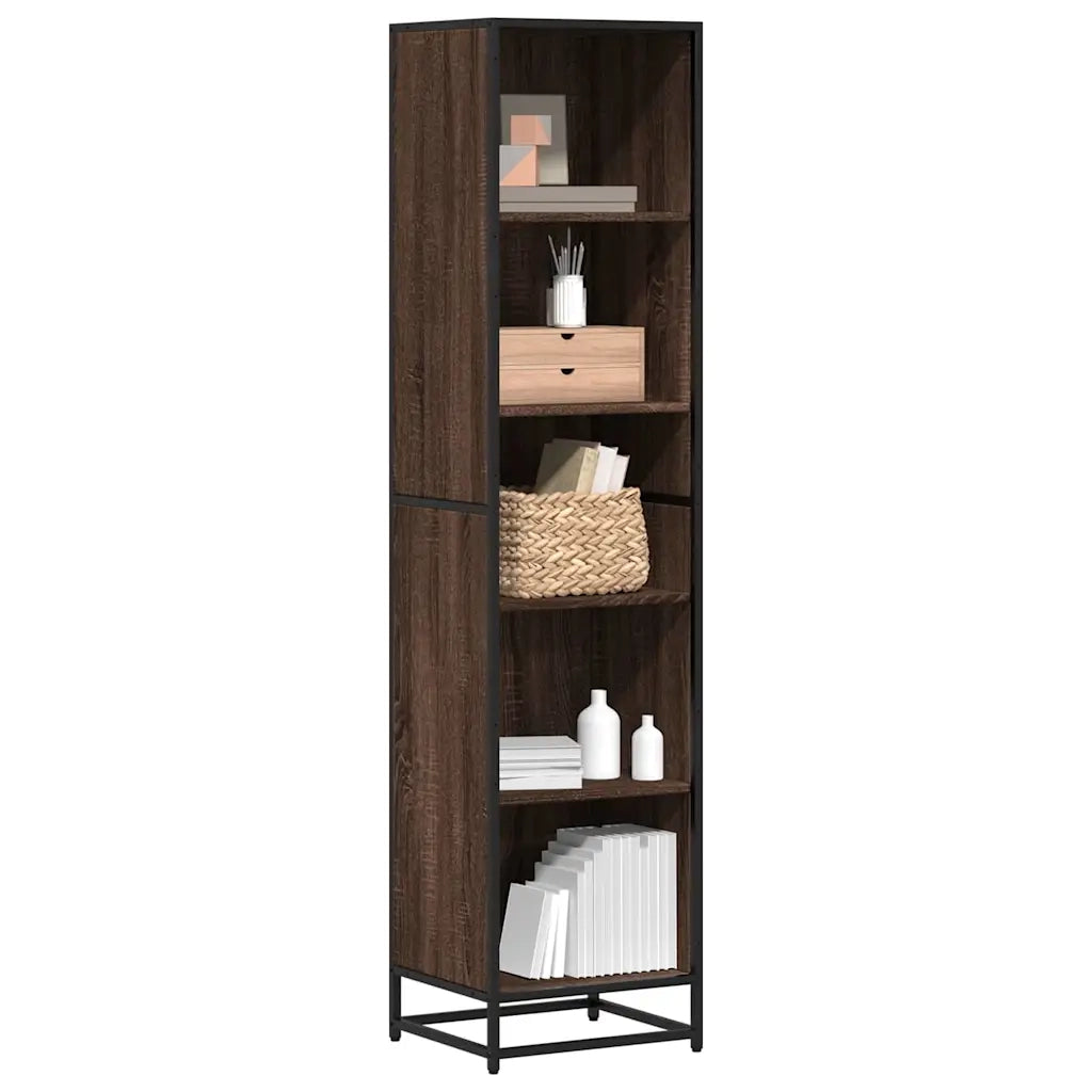 Libreria Rovere Marrone 40x35x170,5 cm in Legno Multistrato 849143