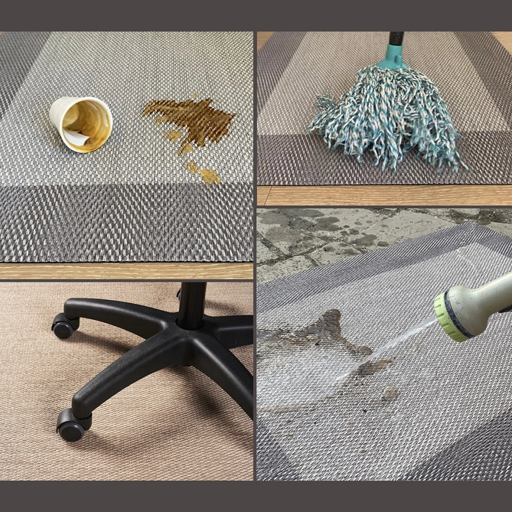 Tappeto vinilico di alta qualità grigio piombo 60x90