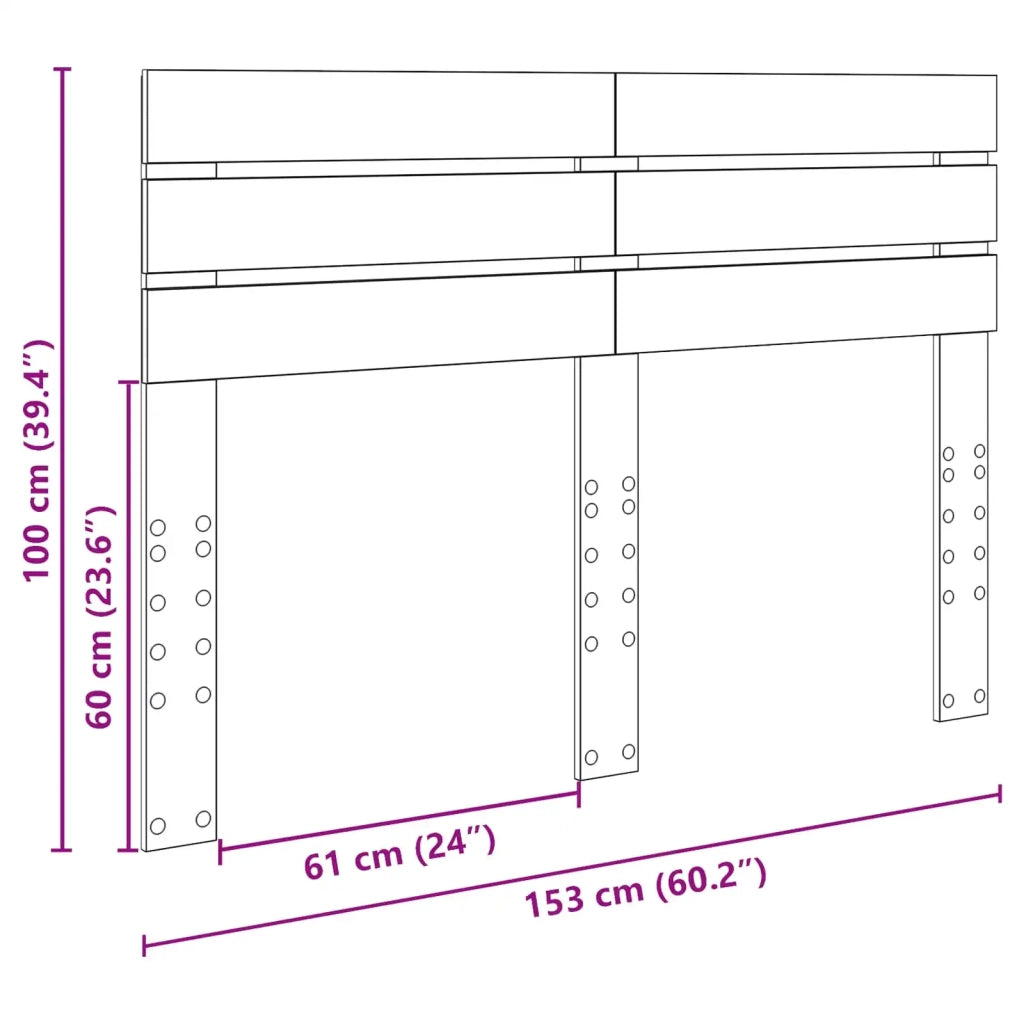 Testiera | Testata Legno vecchio Legno multistrato