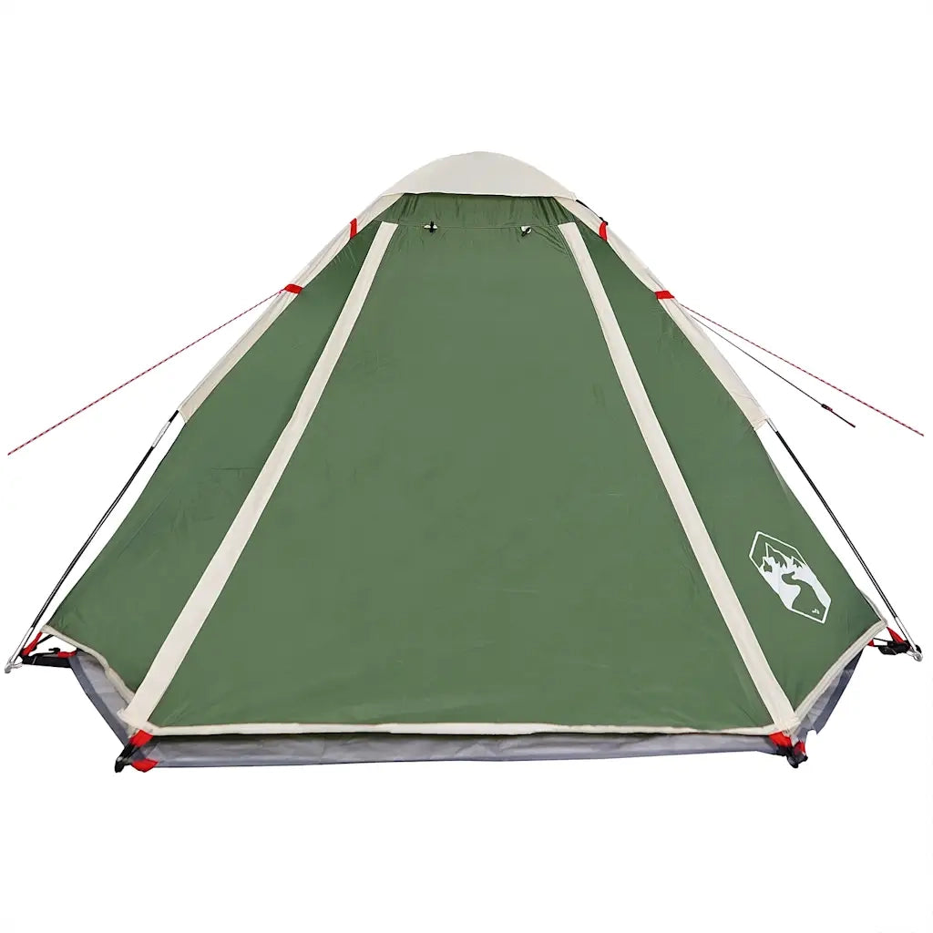 Tenda da Campeggio a Cupola per 4 Persone-Tenda per Escursionismo Verde Impermeabile 971409