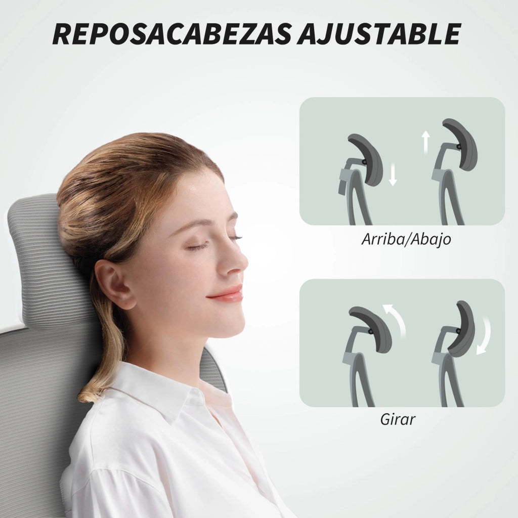 Sedia da ufficio con rete ¨C Minimal ¨C grigio