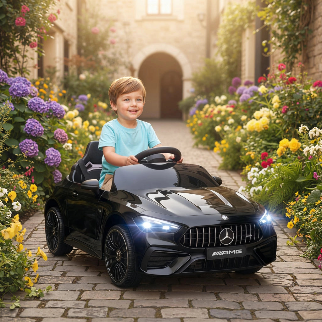 Auto elettrica per bambini Mercedes AMG ¨C Minimal ¨C 99x55x43 cm nero
